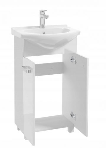  Mobile da bagno Deftrans con lavabo 85x50x40 cm bianco