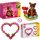  LEGO Creator 40638 Decorazione a forma di cuore + LEGO ICONS 404624 San Valentino Orsetto lego per ragazza Orsetto regalo Orso bruno di San Valentino