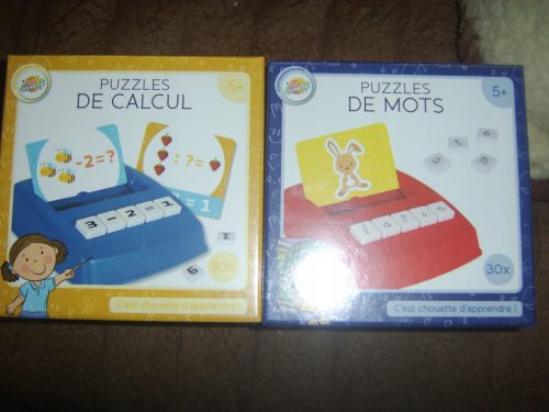  PUZZLE educativo, lingua francese