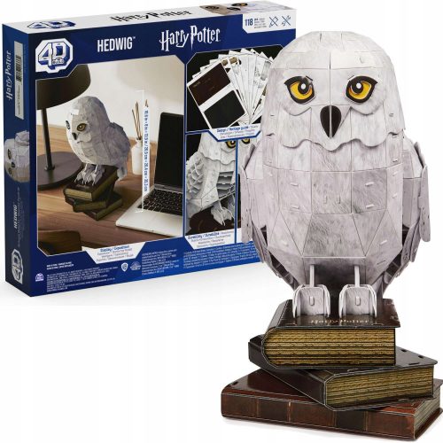  FDP PUZZLE 4D HARRY POTTER HEDVIKA SU UN SUPPORTO