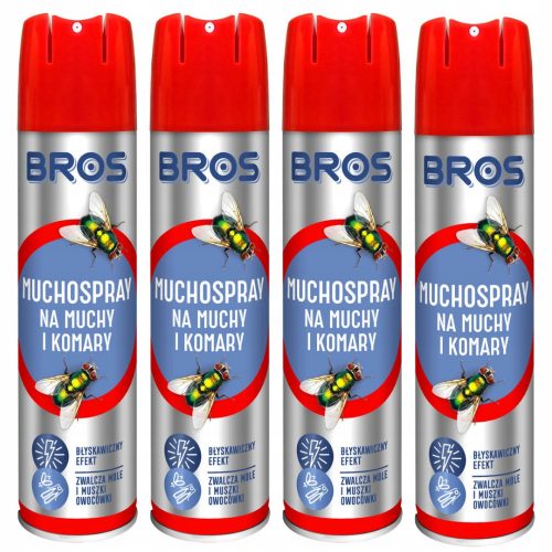  Bros aerosol spruzzatore 400 ml contro mosche e zanzare