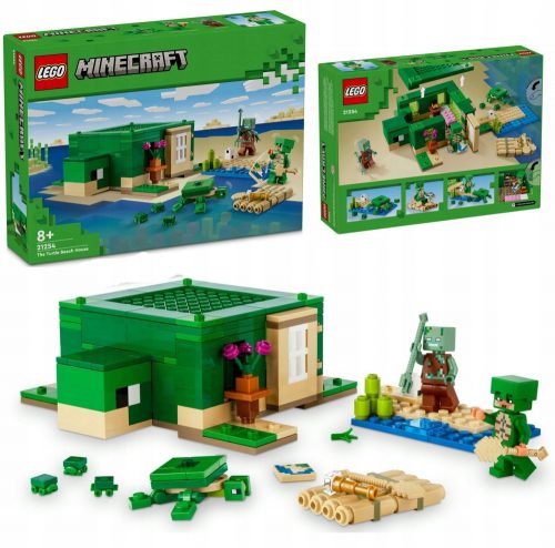  LEGO MINECRAFT 21254 LA CASA SULLA SPIAGGIA DELLA TARTARUGA