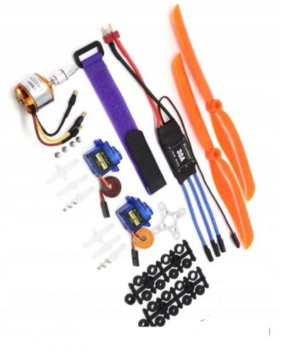  Set motore A2212 1400KV, ESC 30A, 2x servi elica 8060 JAKAR