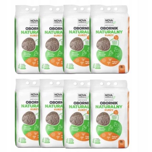  Concime naturale biologico per polli Nova Minerals granulato 24 kg 40 l