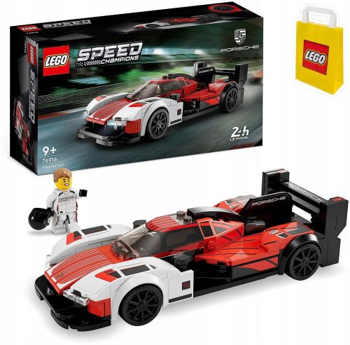  LEGO Speed Champions 76916 Porsche 963 + Borsa di carta LEGO