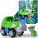  PAW PATROL JUNGLE PUPS SET VEICOLO DI ROCKY + FIGURA