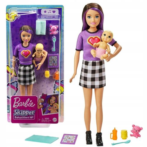  Barbie Skipper Babysitters GRP11 Babysitter Bambola e bebè