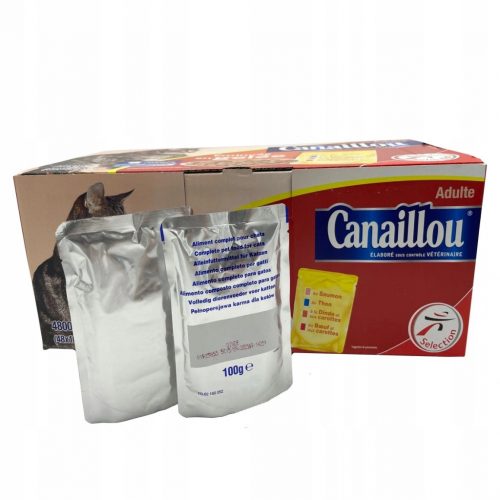  Set sacchetto per gatti Canaillou 48x100g (4 gusti)