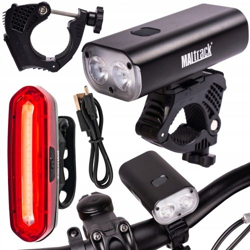  MalTrack 110425 illuminazione per bicicletta 1000 lm USB