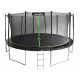 TRAMPOLINO DA GIARDINO SPORT PRO 16ft SCALA RETE