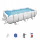  Piscina Bestway con cornice rettangolare 404 x 201 cm