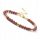  Bracciale Pietra Diaspro Rosso 4mm