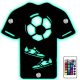 LAMPADA NOTTURNA A LED T-shirt da calcio, regalo per BAMBINO FIDANZATO 3D