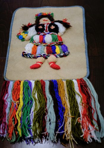 Artigianato - kilim "Ballerina colorata"