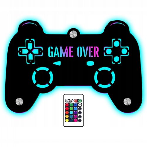 LAMPADA NOTTURNA A LED Gamepad Pad Telecomando per giocatori, regalo per CHILD BOY 3D