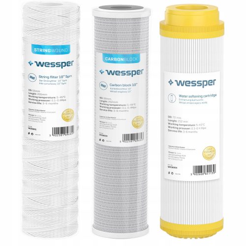  Cartuccia filtro Wessper Cartuccia da 10 pollici 0 l