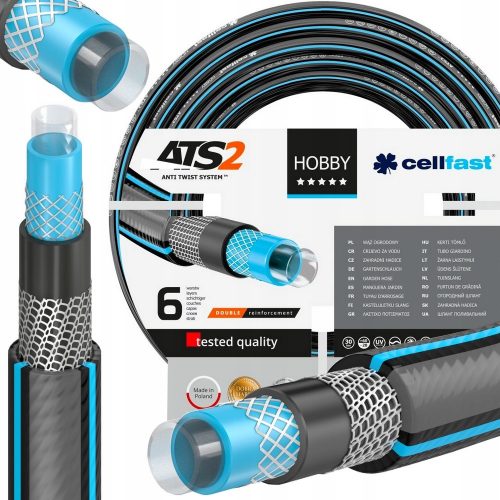  Tubo da giardino Cellfast Hobby ATS2 25 m + manuale del prodotto Cellfast Allemen