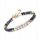  Bracciale Zoisite con perla d'acqua dolce rubino