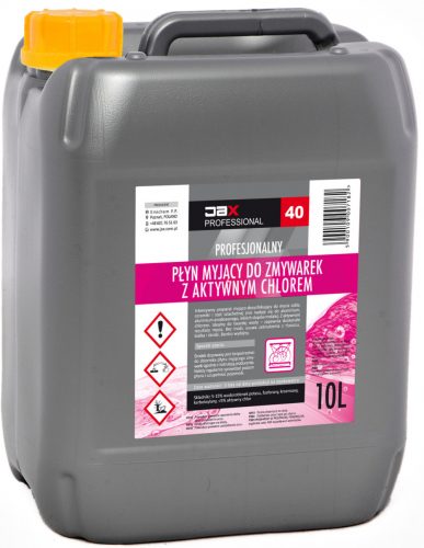 Detergente lavastoviglie con cloro attivo JAX 40 10 l