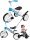  FIRST BIKE ELITE+ BLUE bicicletta a tre ruote per bambini 2, 3, 4 anni