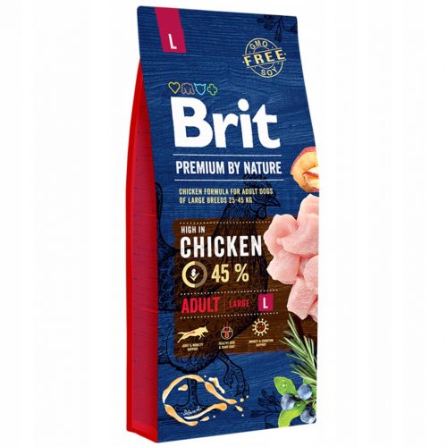 BRIT PREMIUM BY NATURE ADULTO GRANDE L 15KG