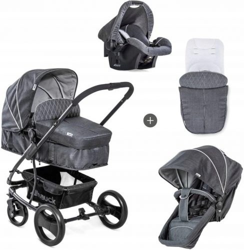  Passeggino Hauck Pacific 4 grigio 3in1