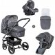  Passeggino Hauck Pacific 4 grigio 3in1