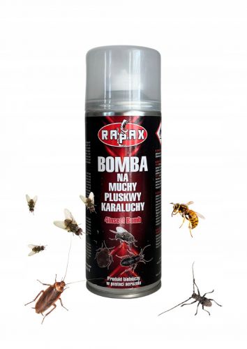  BOMBA contro mosche, cimici e scarafaggi 4Insects Bomb RAPAX