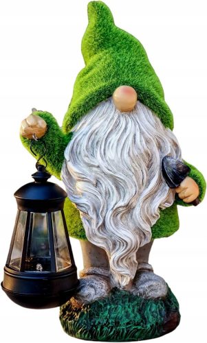  FIGURINA GNOMO NANO DECORAZIONE GIARDINO 33CM