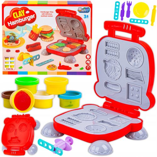  SET CREATIVO per Bambini, PASTA PLASTICA con Stampi, MACCHINA