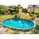 Piscina ovale canadese Eleston 550 x 370 cm