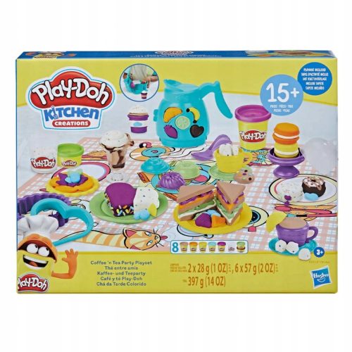  Set pasta Play-Doh TEA TIME 3+