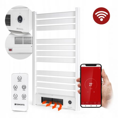  RADIATORE BAGNO ELETTRICO BIANCO con scaldascale 2000W + WIFI