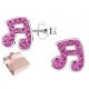  ORECCHINI IN ARGENTO 925 PER BAMBINA, RAGAZZA, NOTE