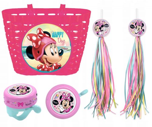  Cestino per bicicletta Seven Minnie Mouse, rosa