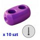 SUN - CONNETTORE PARALLELO PER CORDE 18 mm PLAYGROUND VIOLA - VT - 10 pz