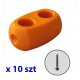 SUN - CONNETTORE PARALLELO PER CORDE 18 mm PLAYGROUND ARANCIO - OG - 10 pz