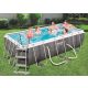 PISCINA CON TELAIO SCALA ACCESSORI 412x201x122cm