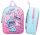  Zaino asilo multiscomparto Lilo e Stitch Vadobag ragazzi, ragazze, unisex Sfumature di azzurro, Sfumature di rosa, Multicolor