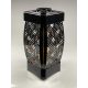  LANTERNA GLAMOUR RATTAN GRANIGLIA NERA