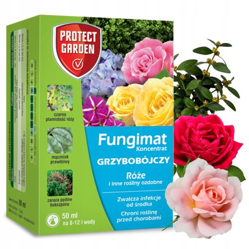  FUNGIMAT CONCENTRATO FUNGICIDA PER ROSE E ALTRE PIANTE 50ML PROTECT GARDEN