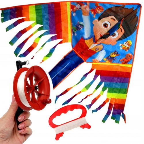 GRANDE PAW Patrol KITE 150 cm + lenza da pesca 40 m mulinello XXL IN OMAGGIO