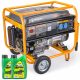 Generatore di corrente portatile monofase Powermat 6500 W benzina