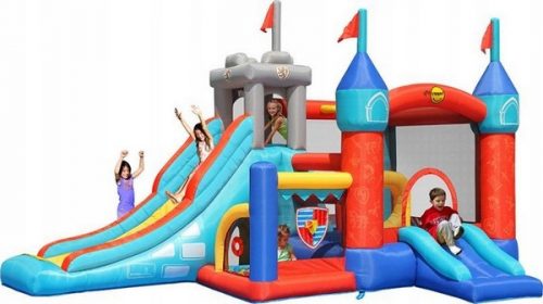 CASTELLO REALE BOBBLE, TRAMPOLINO, 2 SCIVOLI