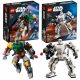  LEGO Star Wars 75370 Mech Stormtrooper + LEGO Star Wars 75369 Mech di Boba Fett