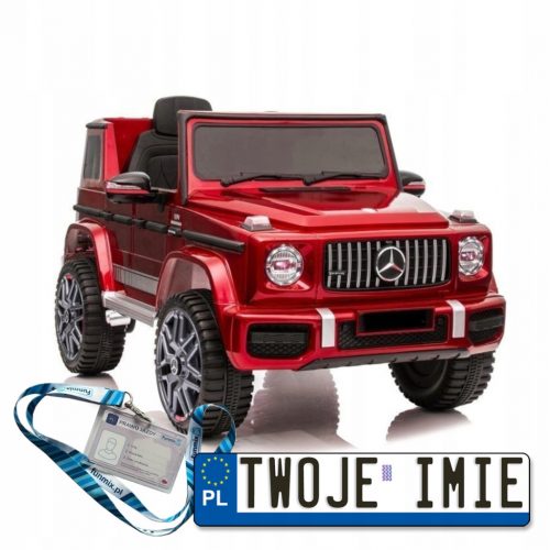  BATTERIA AUTO MERCEDES G63 AMG VERNICE PELLE EVA LED MP3