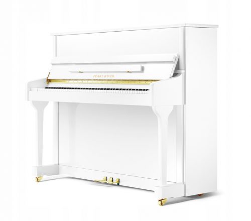  Pianoforte acustico Pearl River Progress 118 EU, bianco lucido