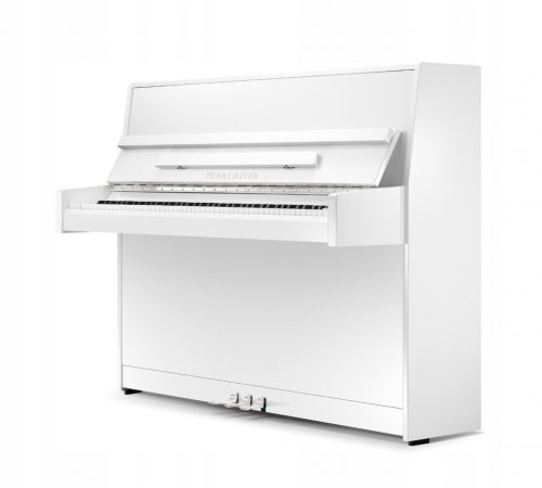  Pearl River Precise 112 EU pianoforte bianco lucido + cromato