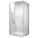 Cabina doccia Armazi Midas Lessi con ante battenti 100 x 80 cm