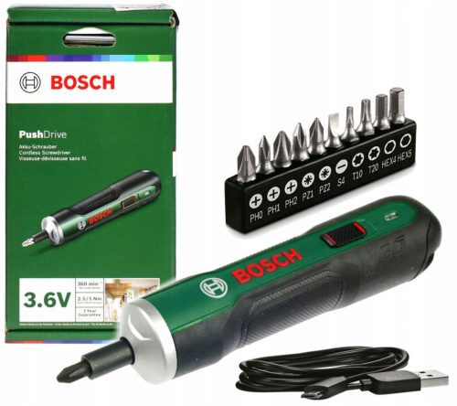  Cacciavite Bosch, alimentato a batteria 3,6 V 06039C6002